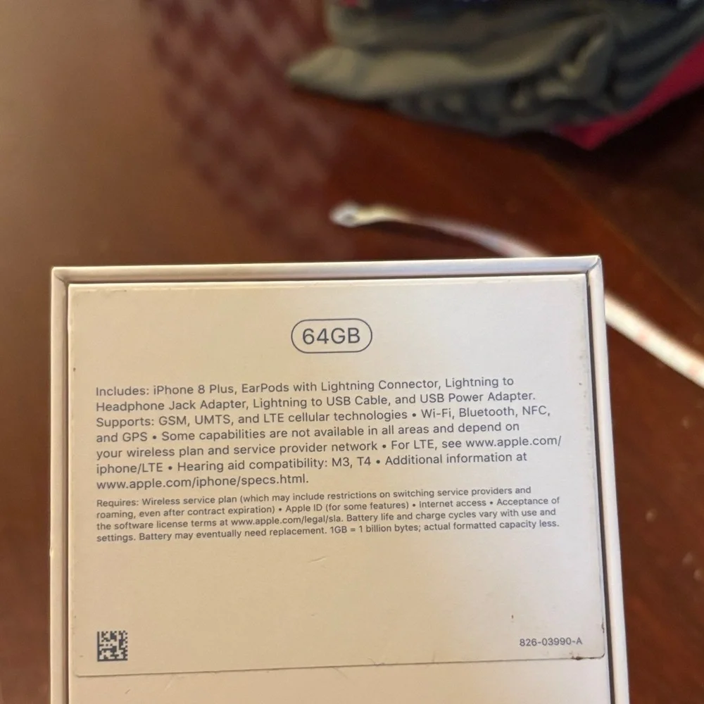 Apple iPhone 8 Plus- EMPTY BOX (gold)